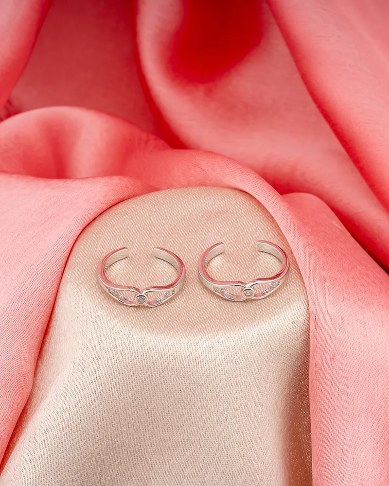 Silver Oval Harmony Ring
