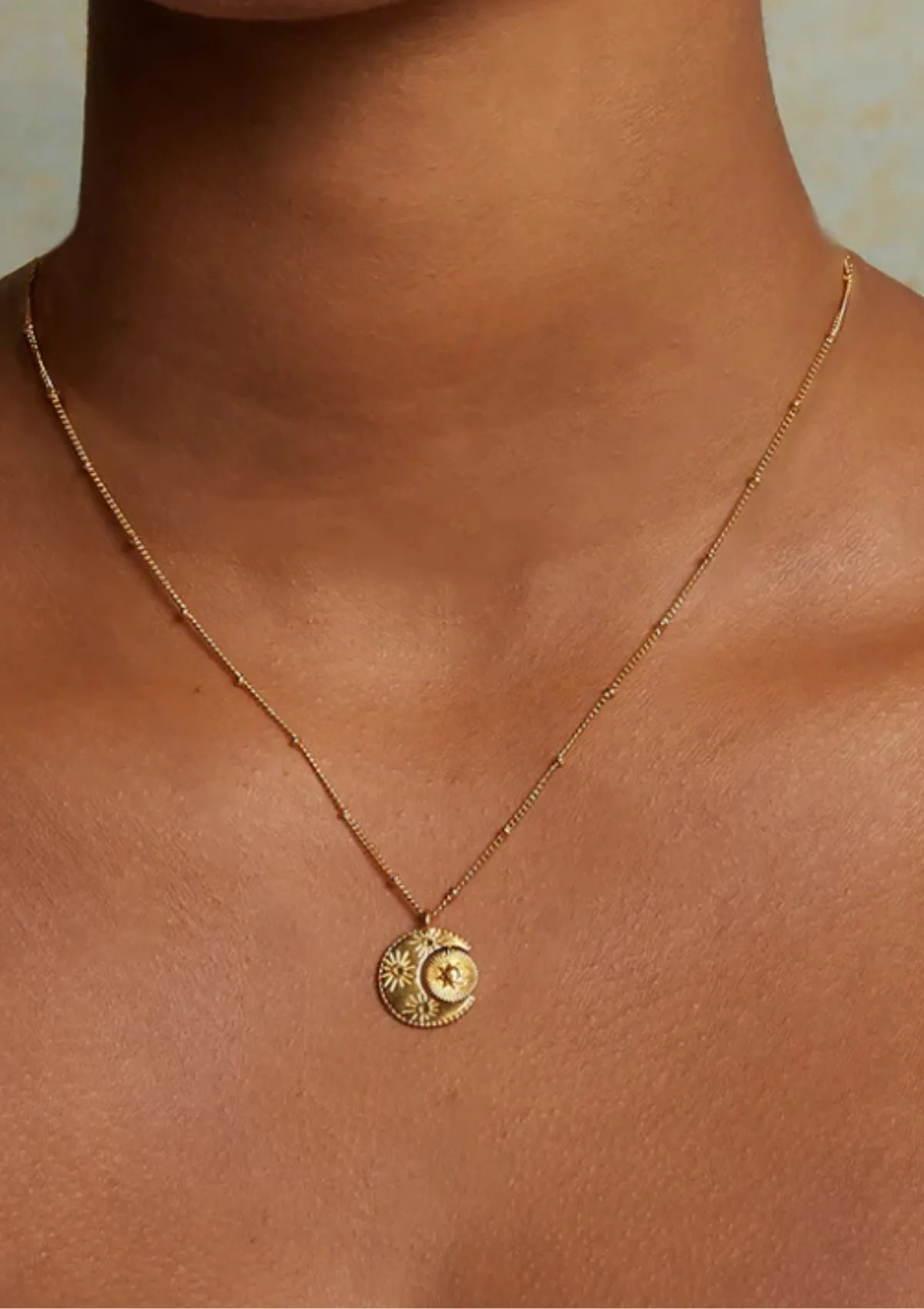 Spinning Celestial Pendant Necklace