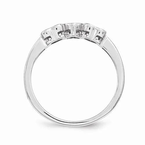 SS Synthetic 3 Stone Mother's Ring