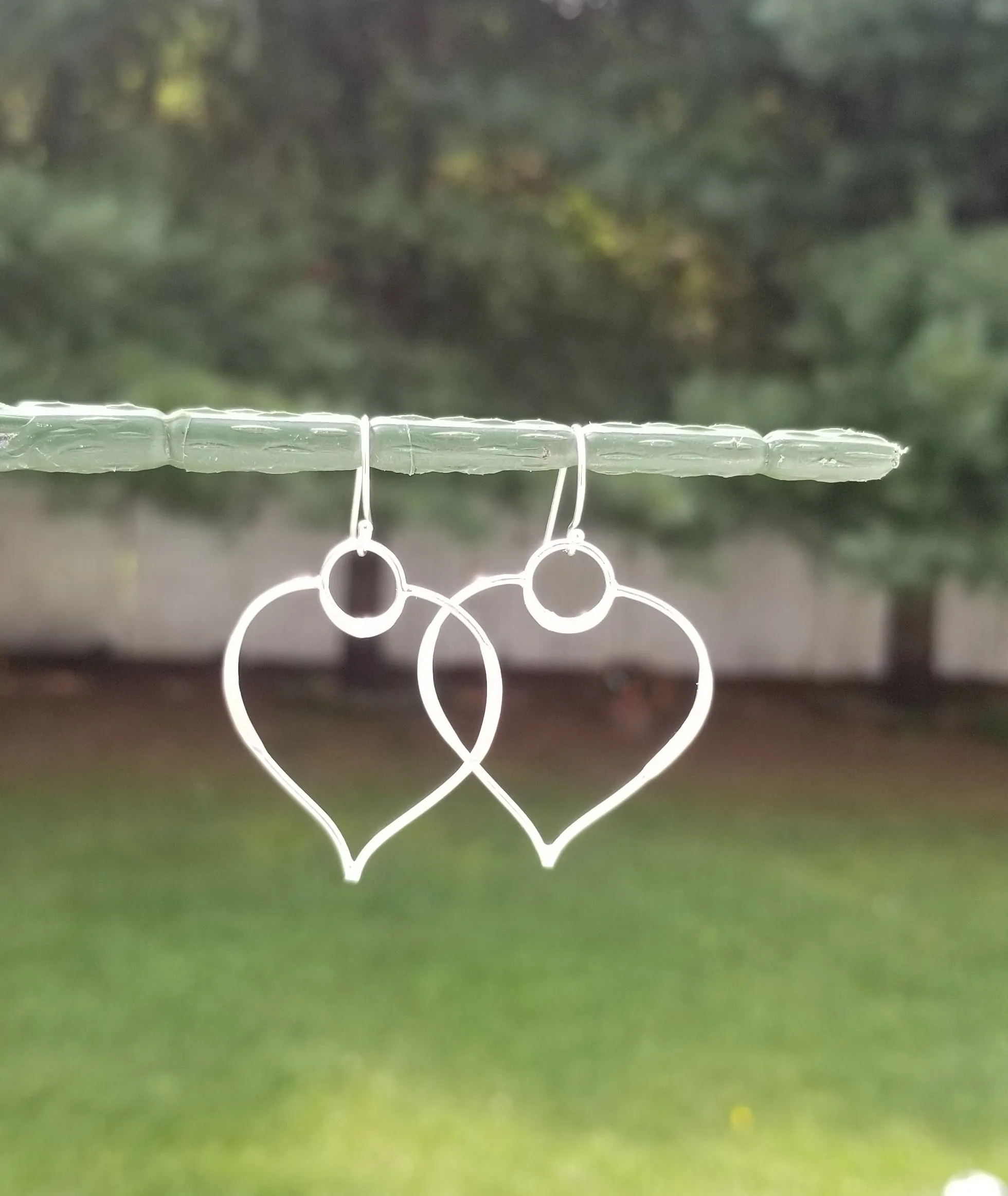 Sterling Silver Modern Lotus Petal Earrings