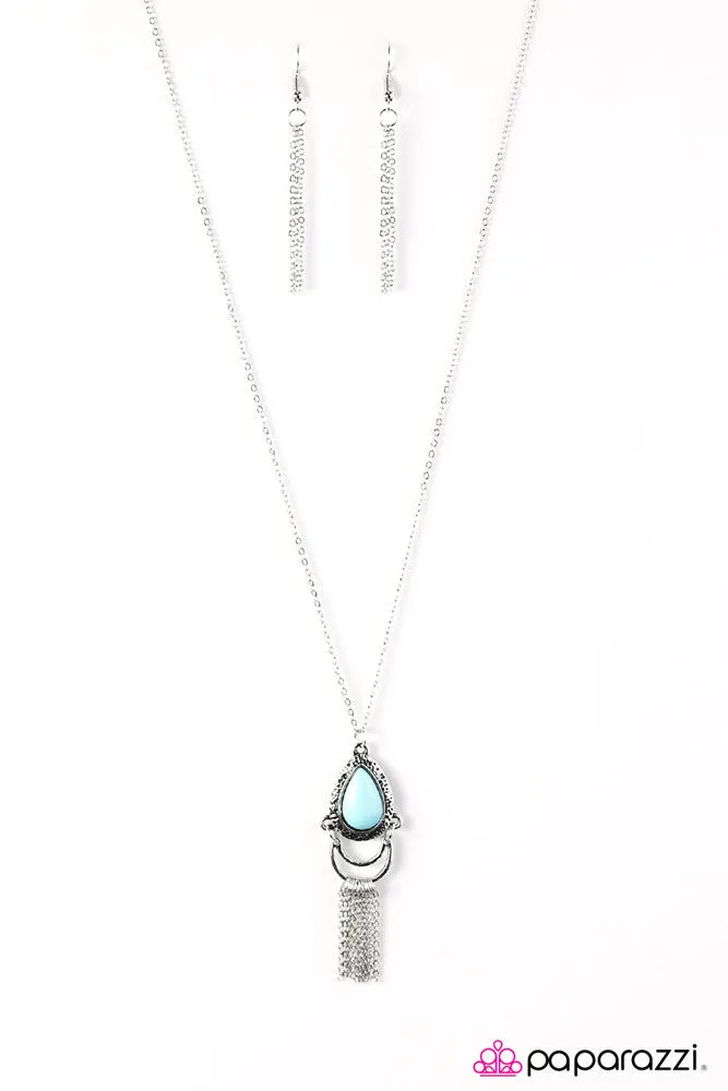 Summer Fiesta- Blue Necklace