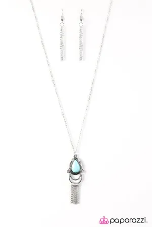 Summer Fiesta- Blue Necklace