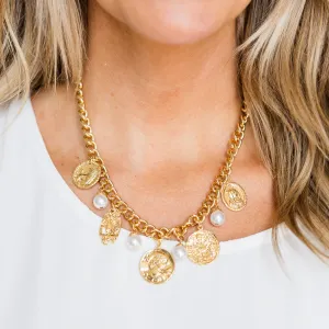 The Thrill Is Gone Necklace, Gold