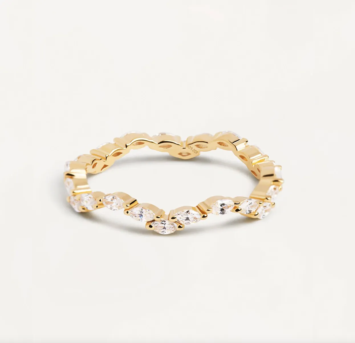 Timeless Match Ring in 14k Gold over Sterling Silver