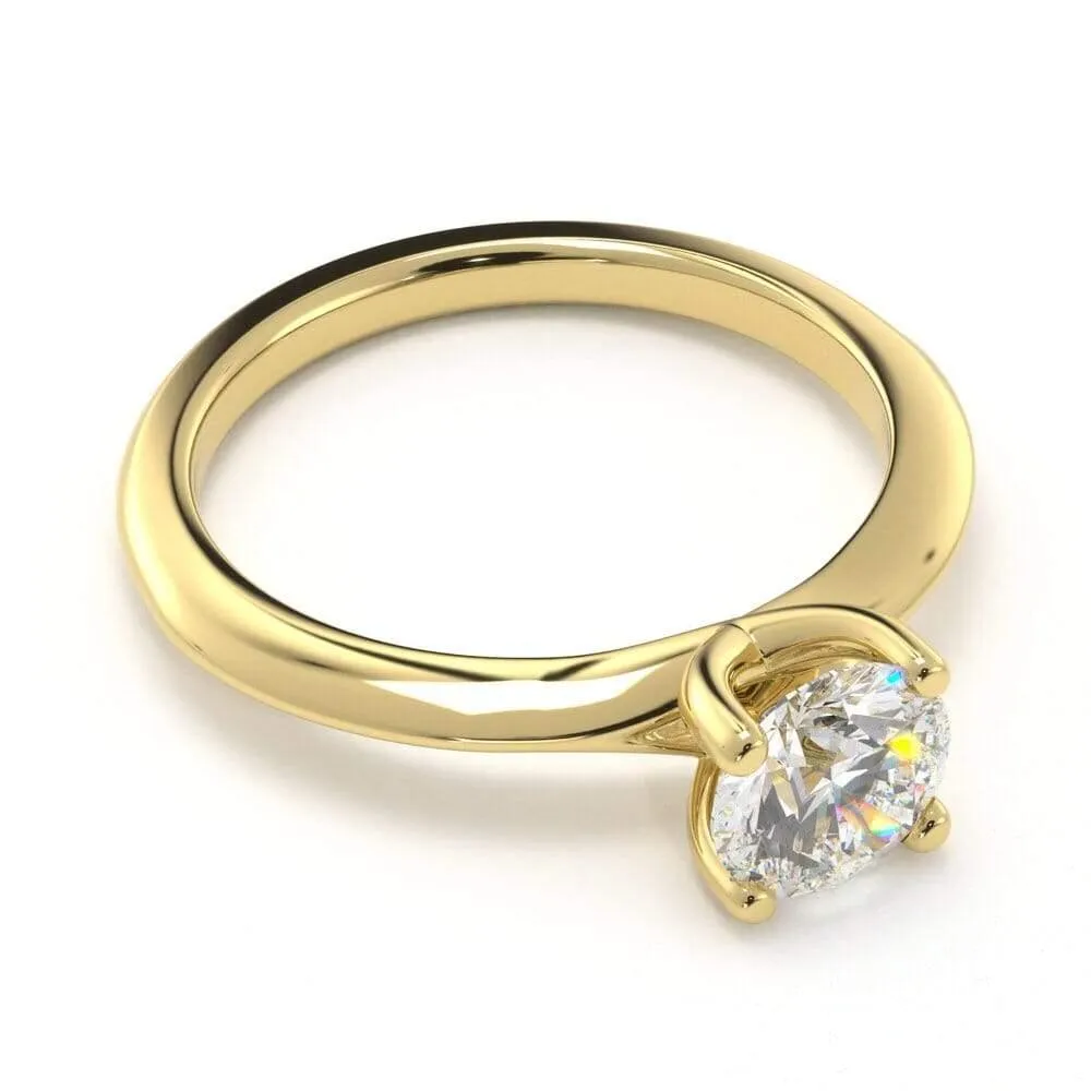 Timeless Round, Solitaire Diamond Ring