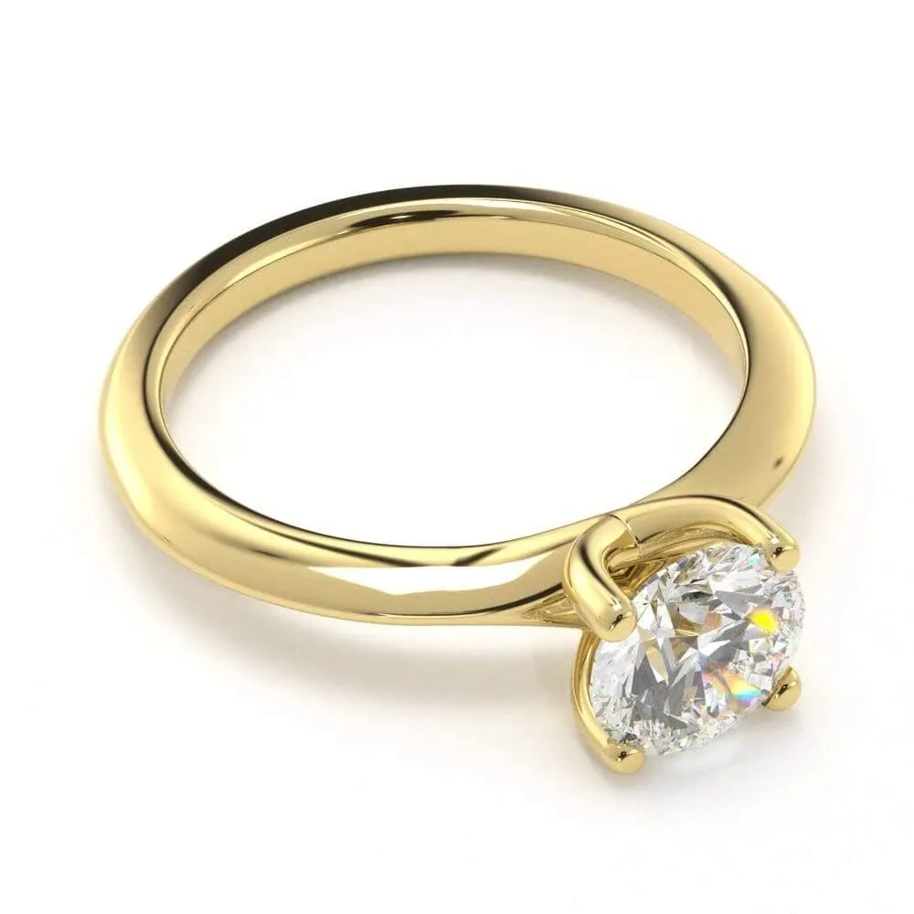 Timeless Round, Solitaire Diamond Ring