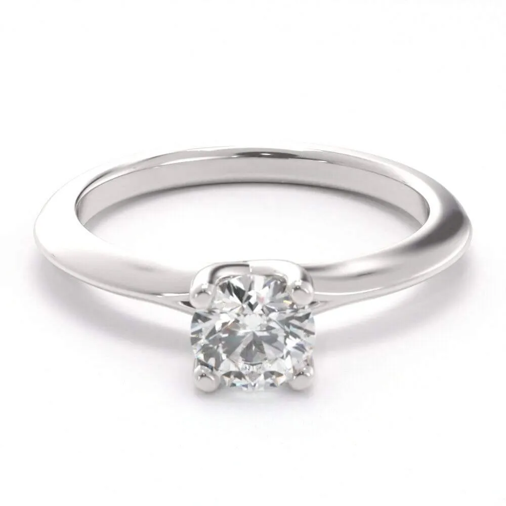 Timeless Round, Solitaire Diamond Ring