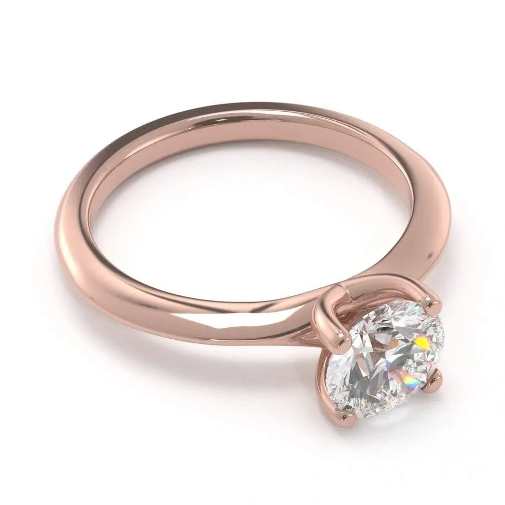 Timeless Round, Solitaire Diamond Ring