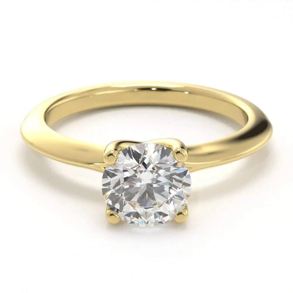 Timeless Round, Solitaire Diamond Ring