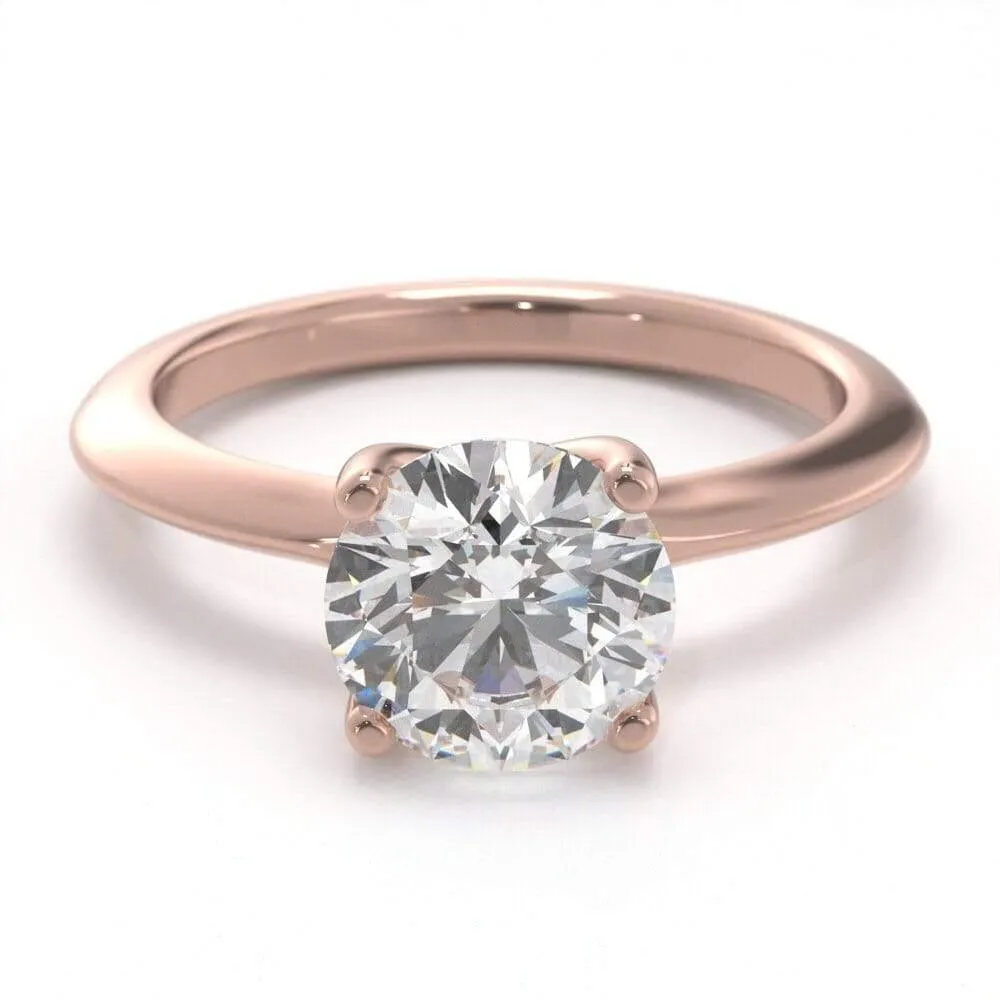 Timeless Round, Solitaire Diamond Ring
