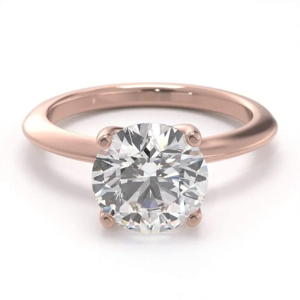 Timeless Round, Solitaire Diamond Ring