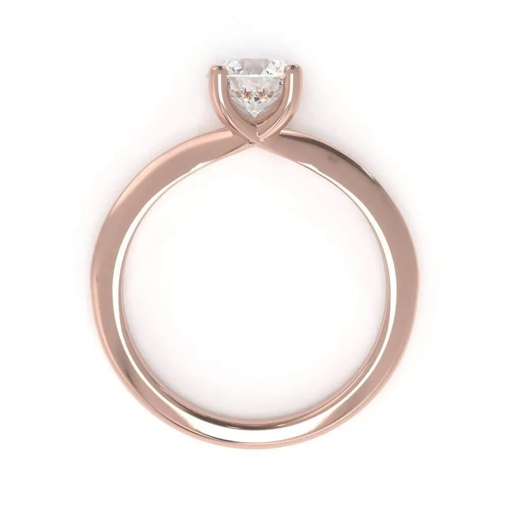 Timeless Round, Solitaire Diamond Ring