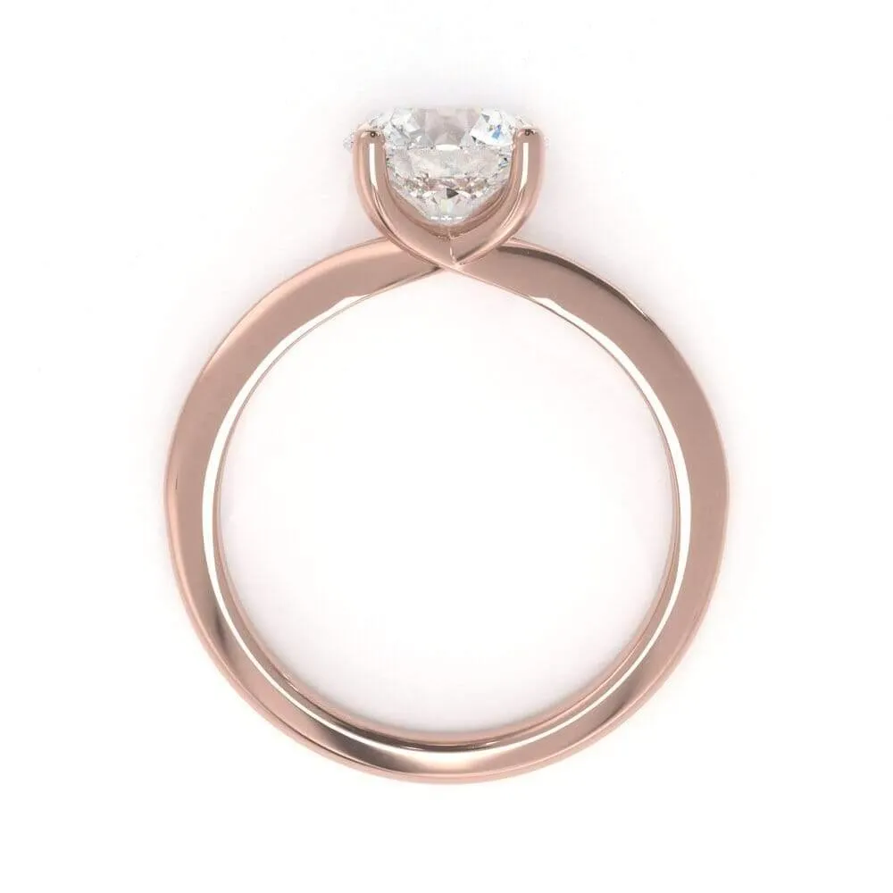 Timeless Round, Solitaire Diamond Ring