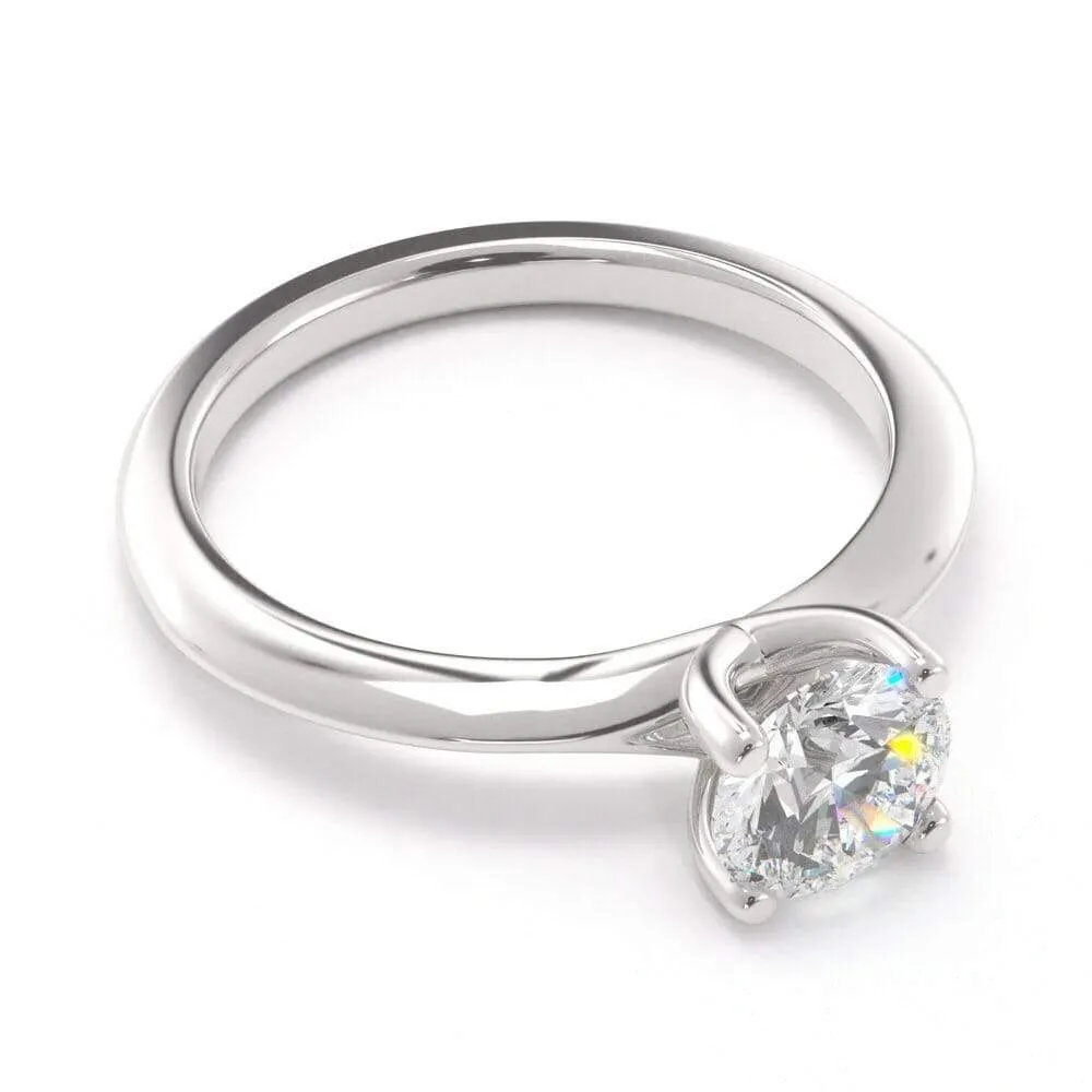Timeless Round, Solitaire Diamond Ring