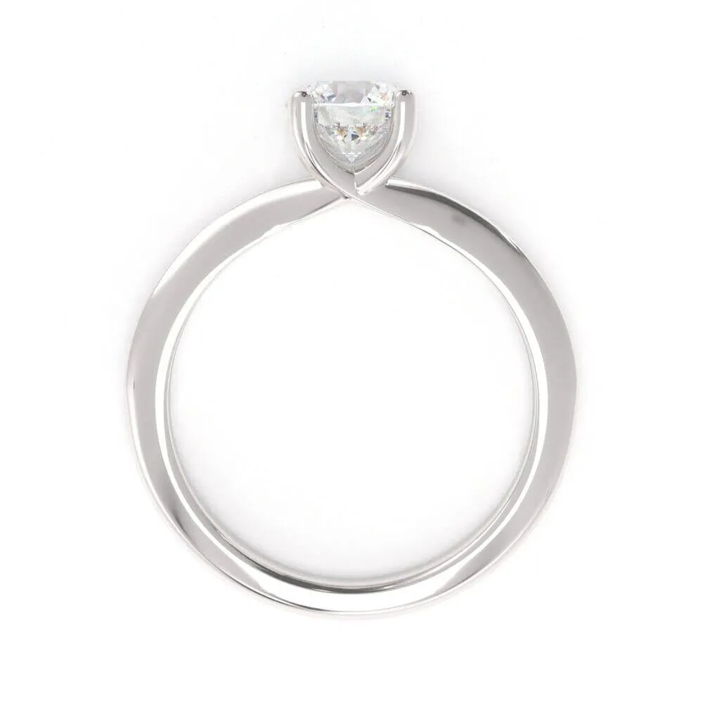 Timeless Round, Solitaire Diamond Ring