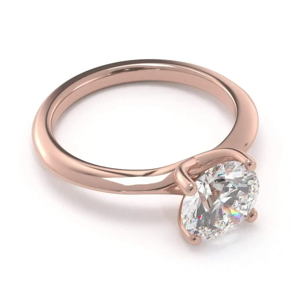Timeless Round, Solitaire Diamond Ring