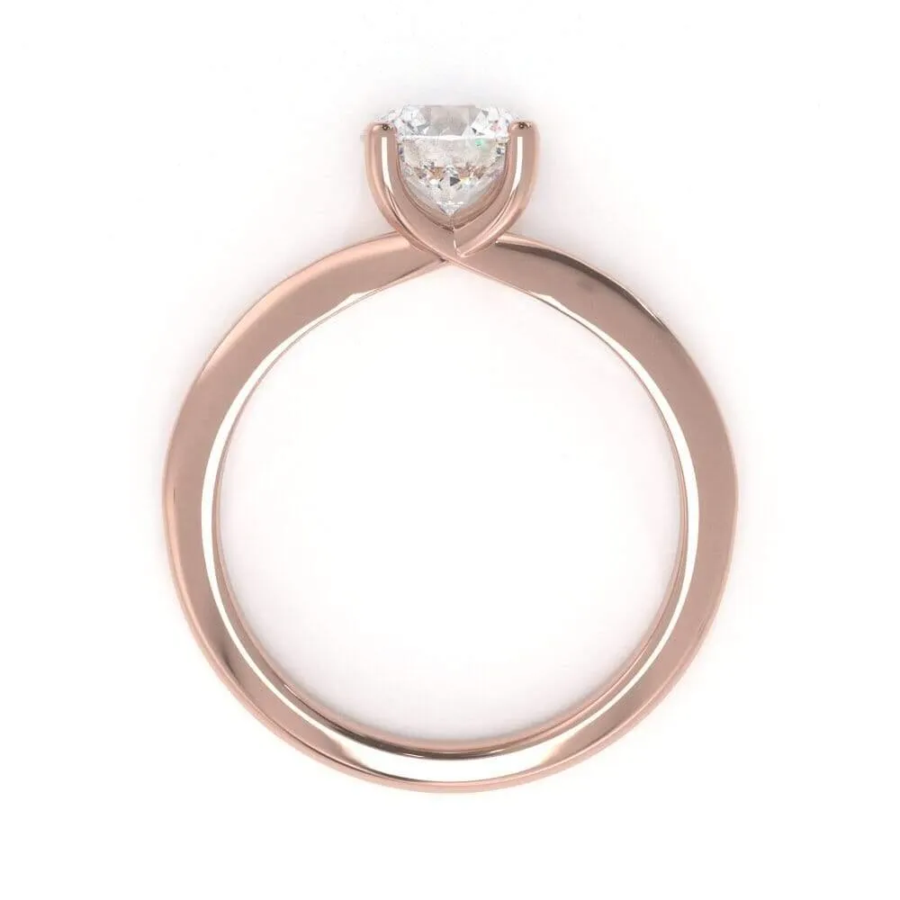 Timeless Round, Solitaire Diamond Ring