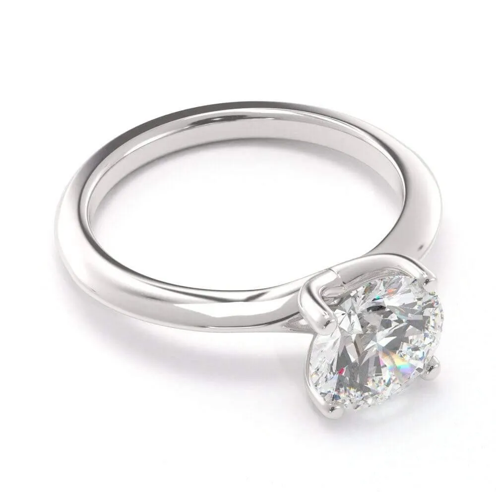 Timeless Round, Solitaire Diamond Ring