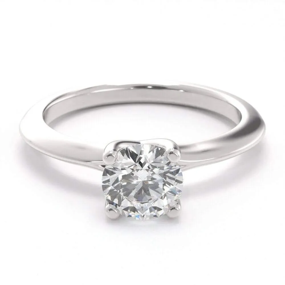 Timeless Round, Solitaire Diamond Ring