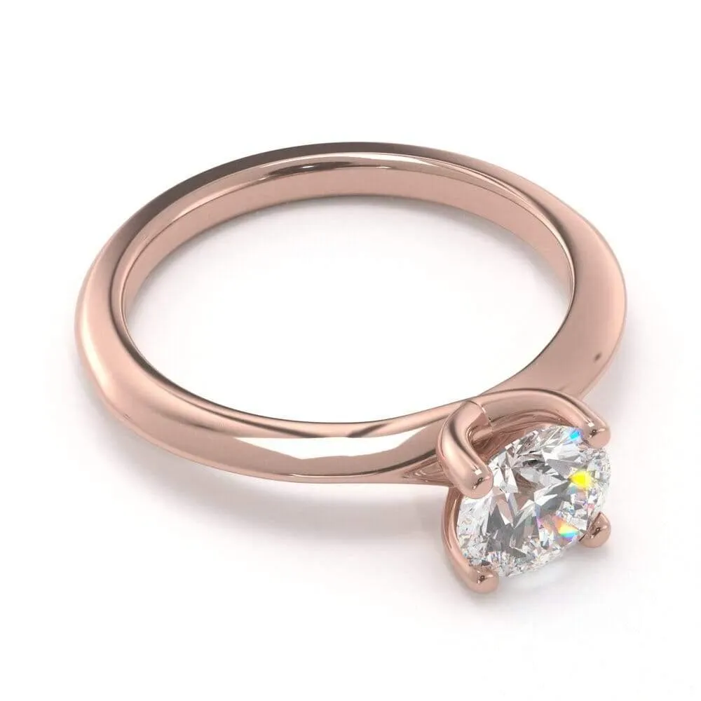 Timeless Round, Solitaire Diamond Ring