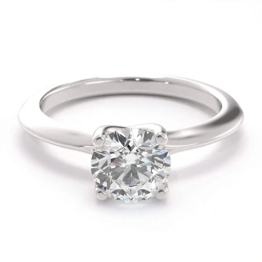 Timeless Round, Solitaire Diamond Ring