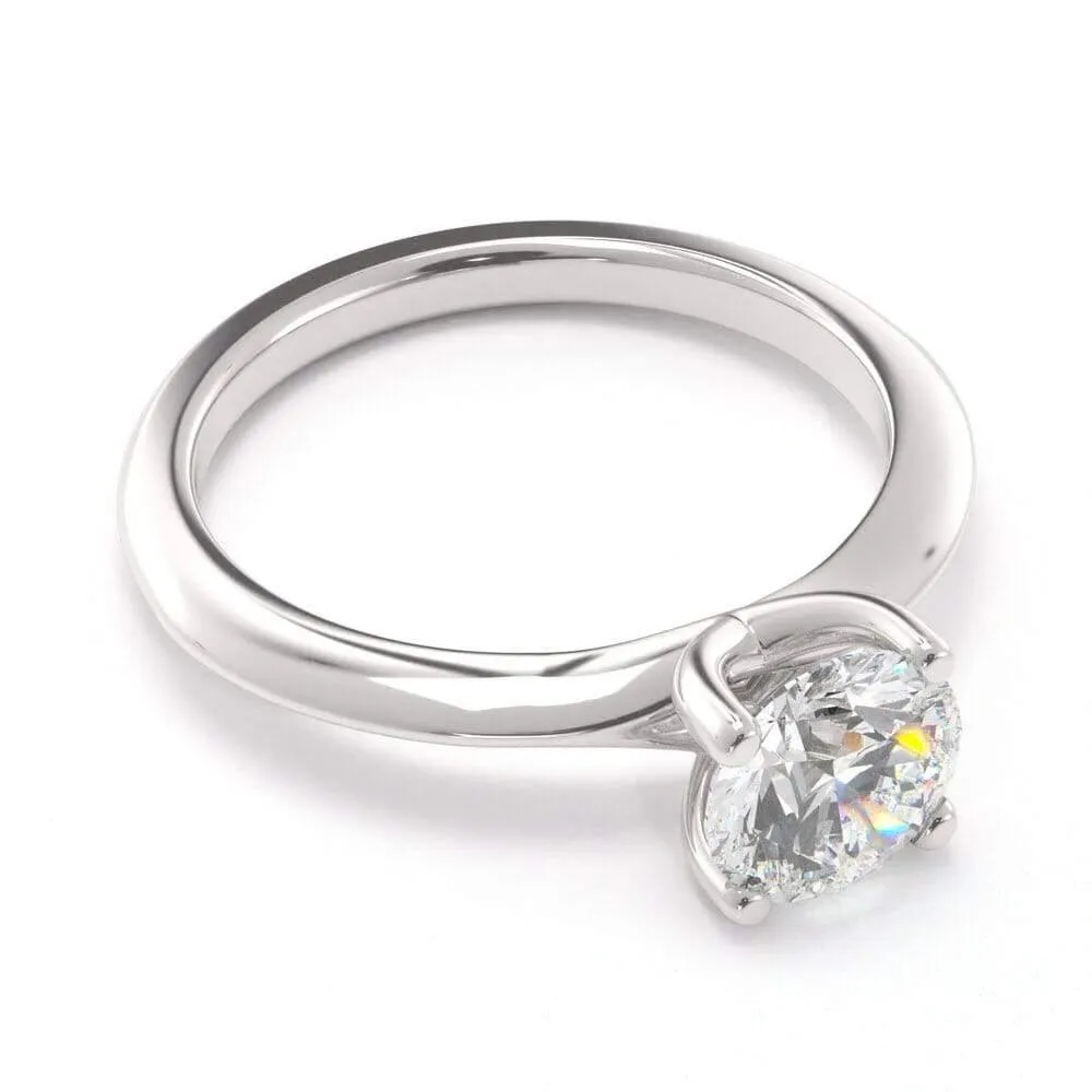 Timeless Round, Solitaire Diamond Ring