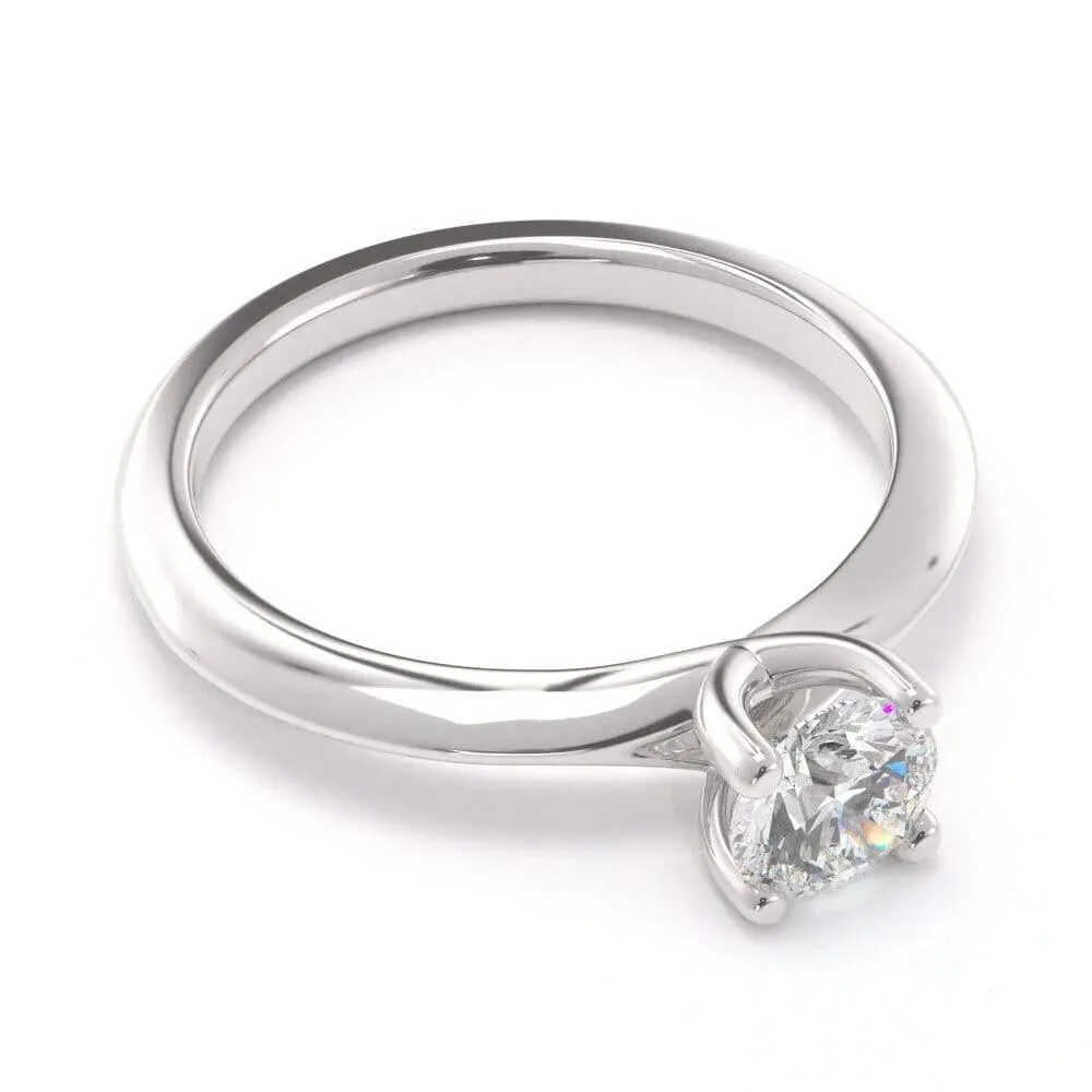 Timeless Round, Solitaire Diamond Ring