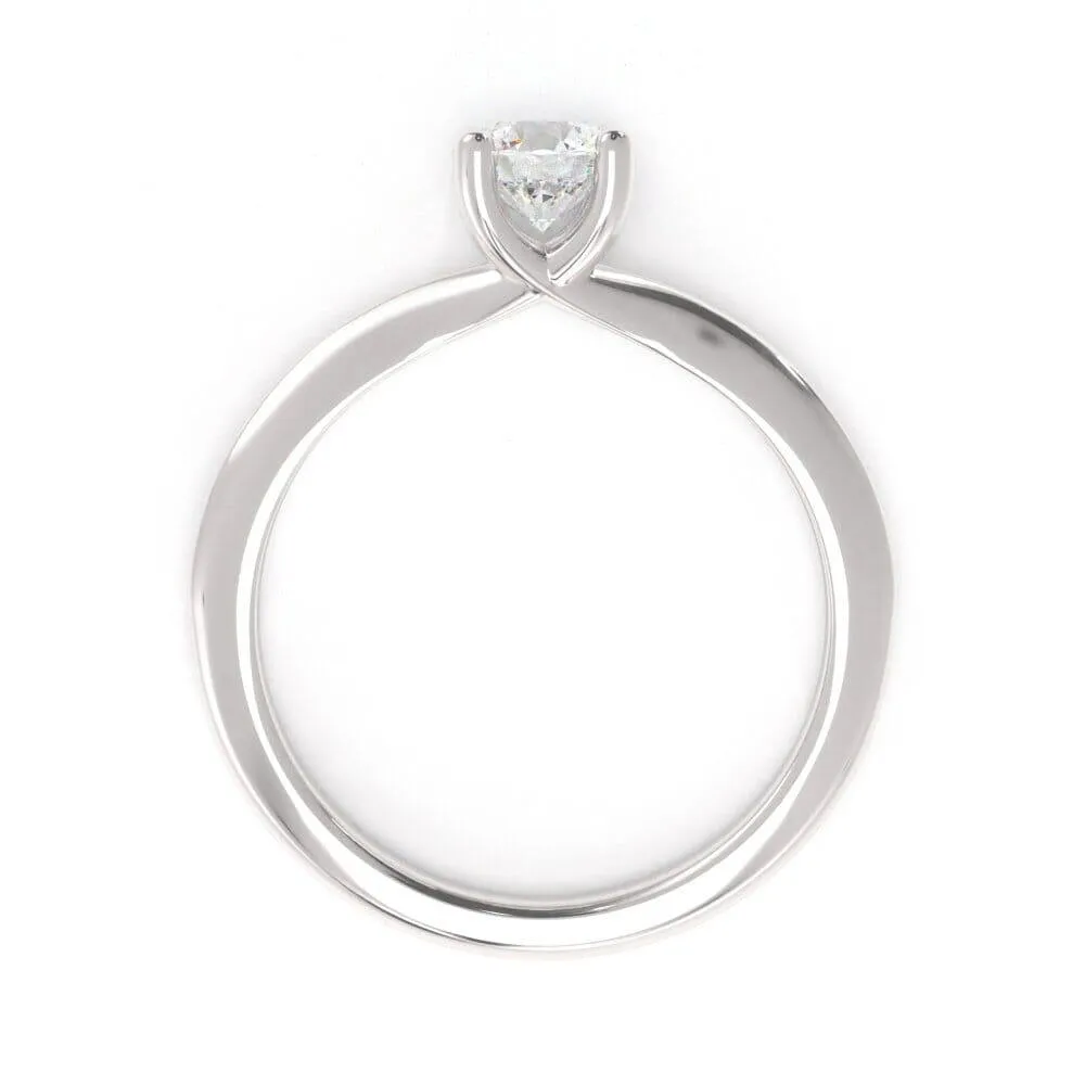 Timeless Round, Solitaire Diamond Ring