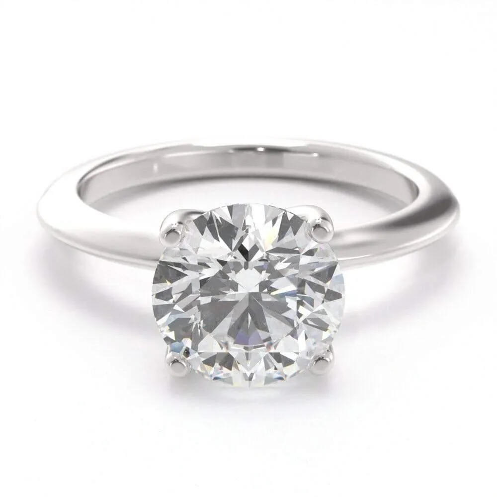 Timeless Round, Solitaire Diamond Ring
