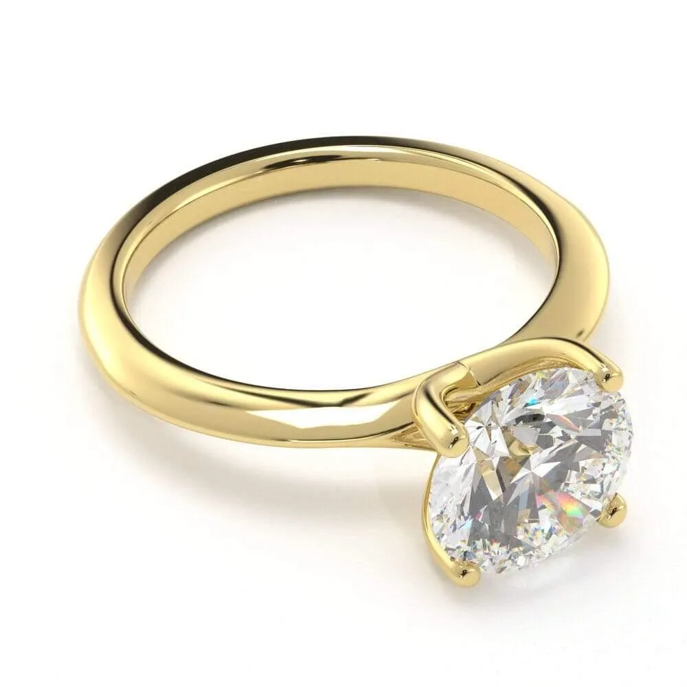 Timeless Round, Solitaire Diamond Ring