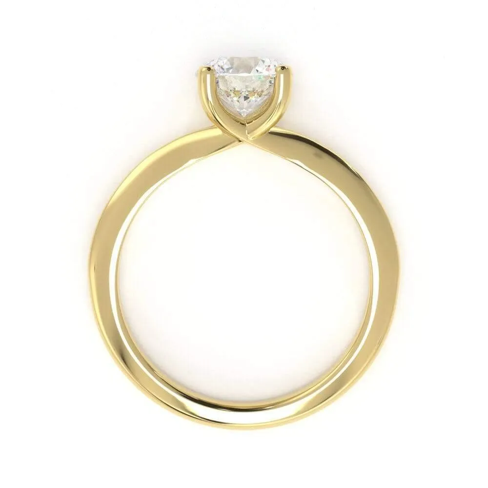 Timeless Round, Solitaire Diamond Ring