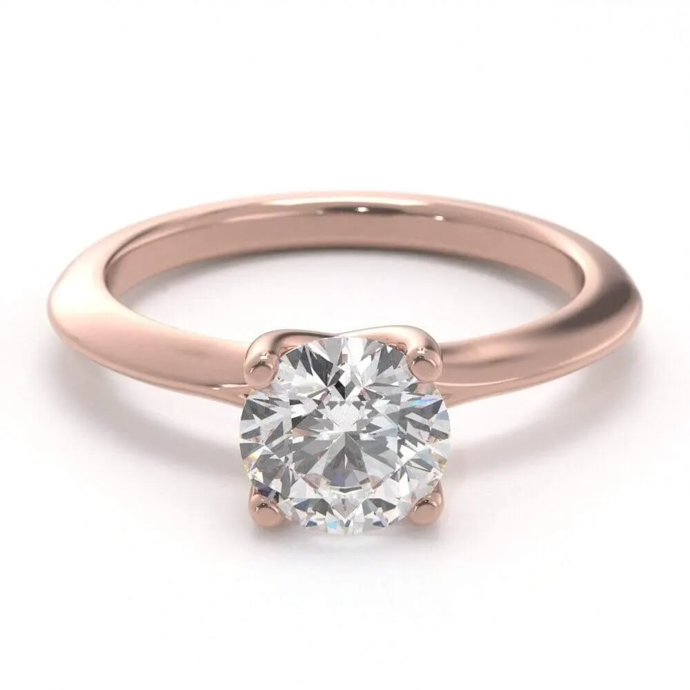 Timeless Round, Solitaire Diamond Ring