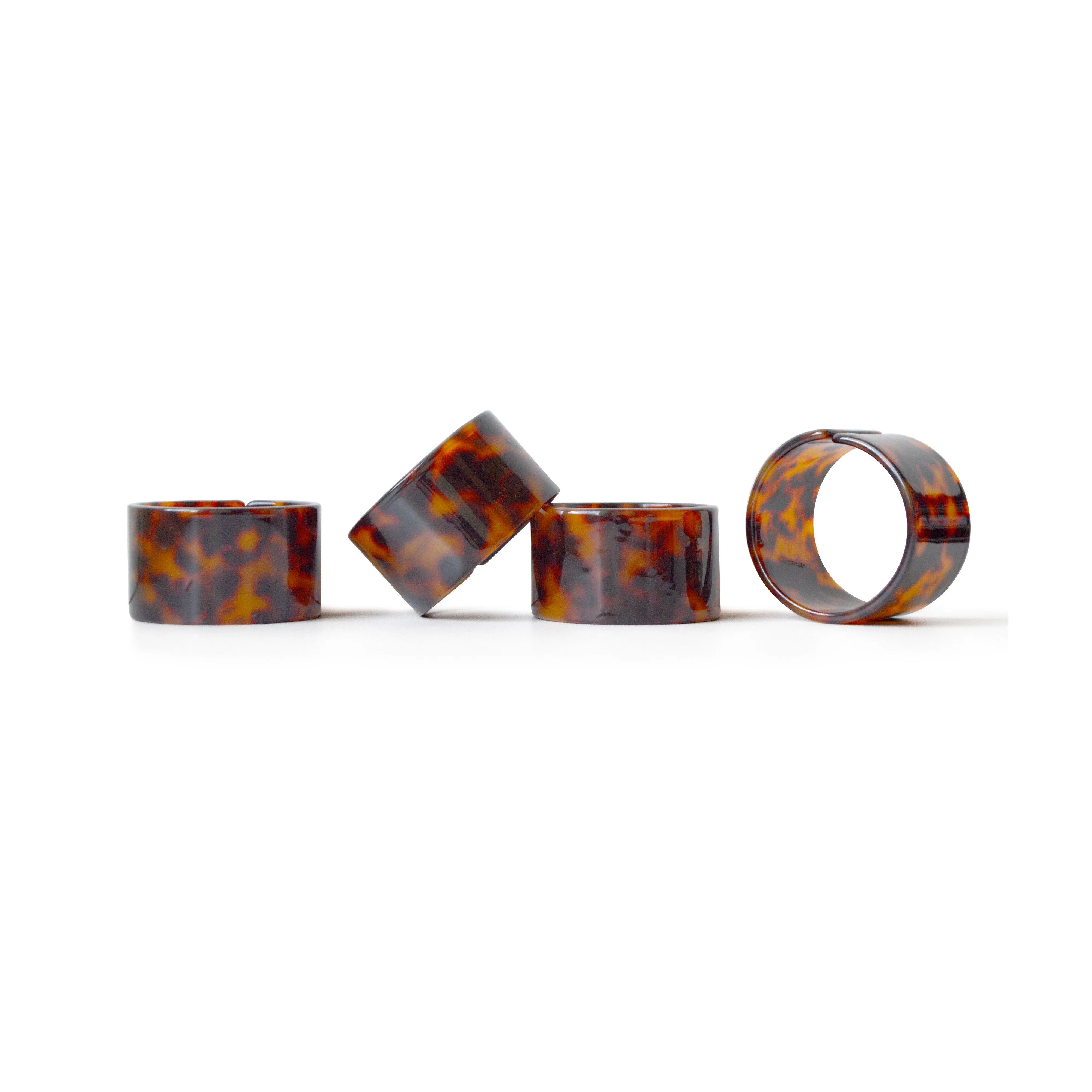 Tortoise Napkin Rings (4)