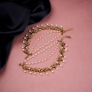 Tusker Bloom Pearl Hair Chains