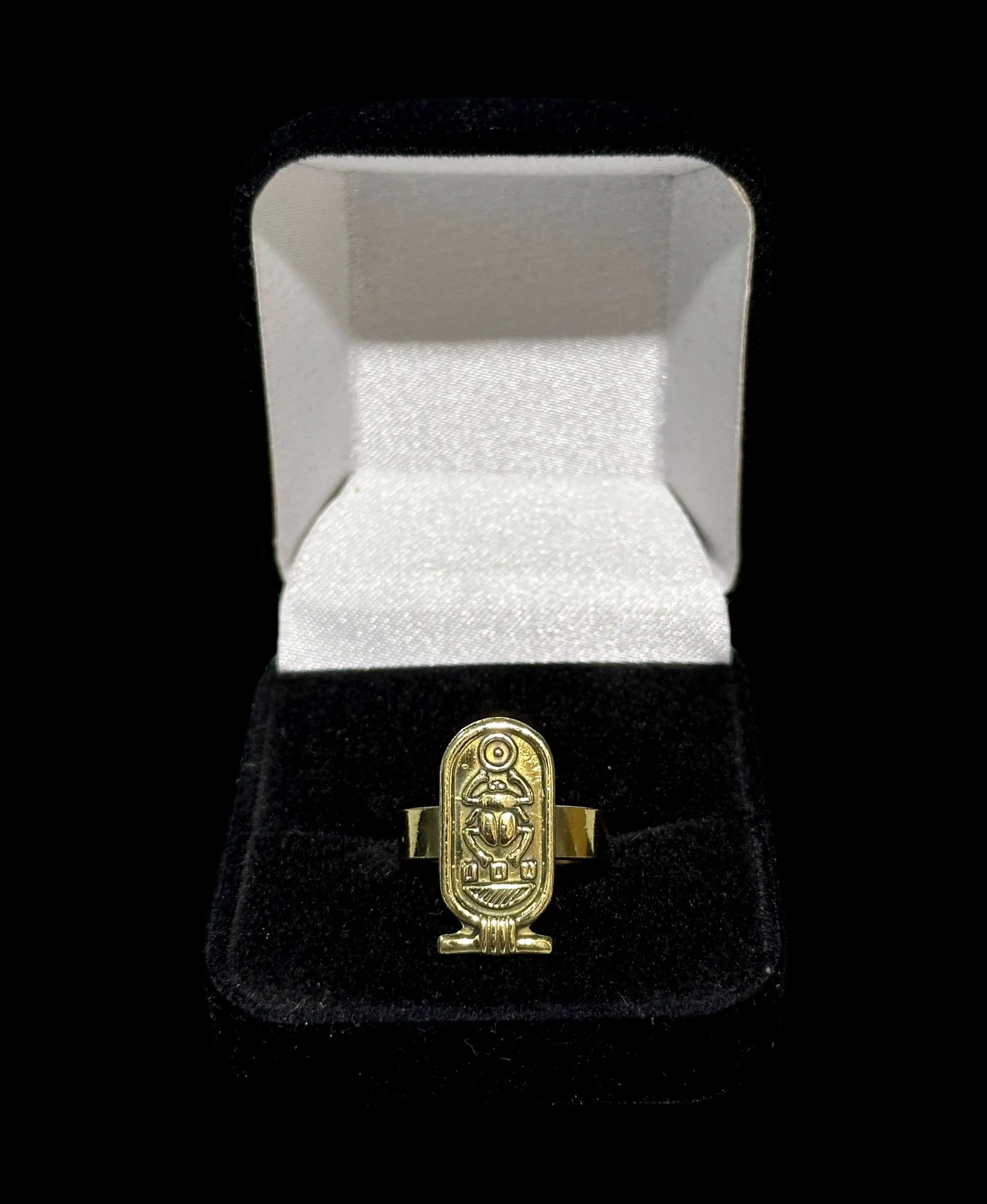 Tutankhamun Cartouche Ring - Brass