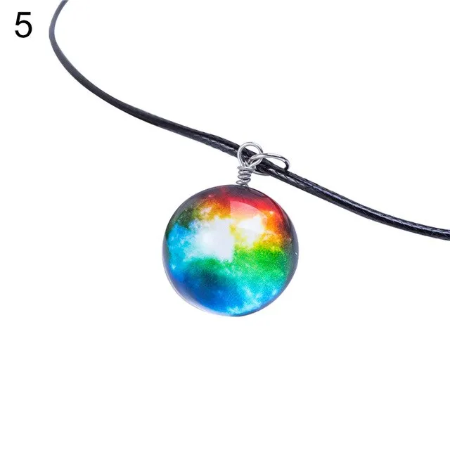 Unisex Dreamy Glass   Necklace