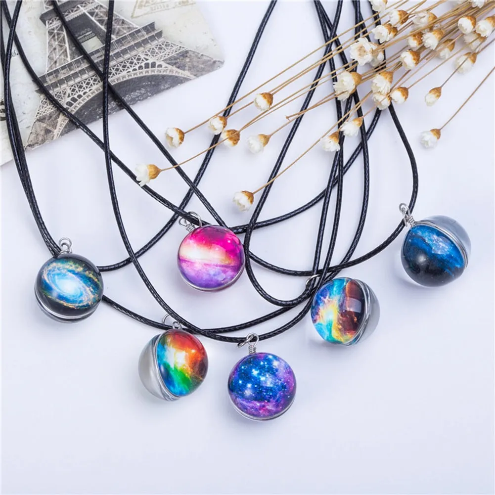 Unisex Dreamy Glass   Necklace