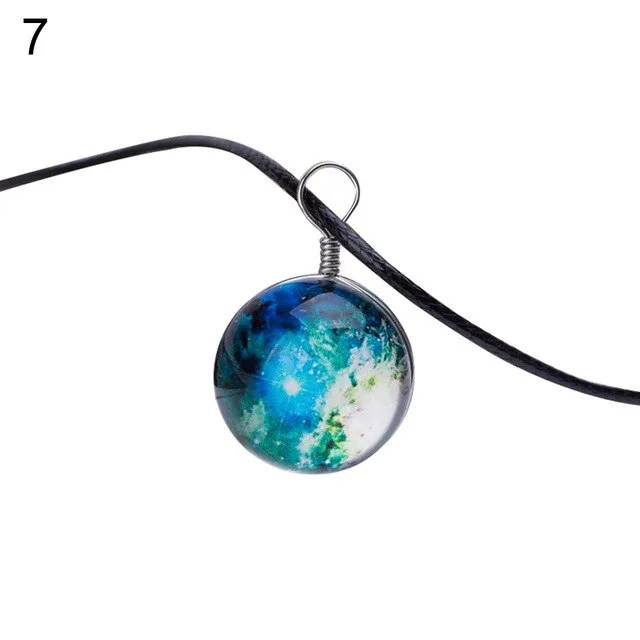 Unisex Dreamy Glass   Necklace