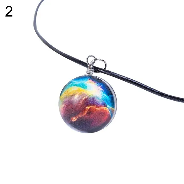 Unisex Dreamy Glass   Necklace