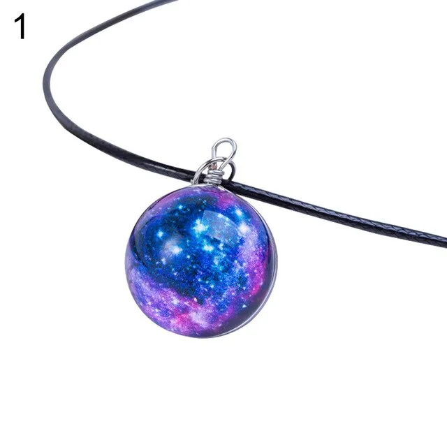 Unisex Dreamy Glass   Necklace