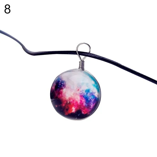 Unisex Dreamy Glass   Necklace