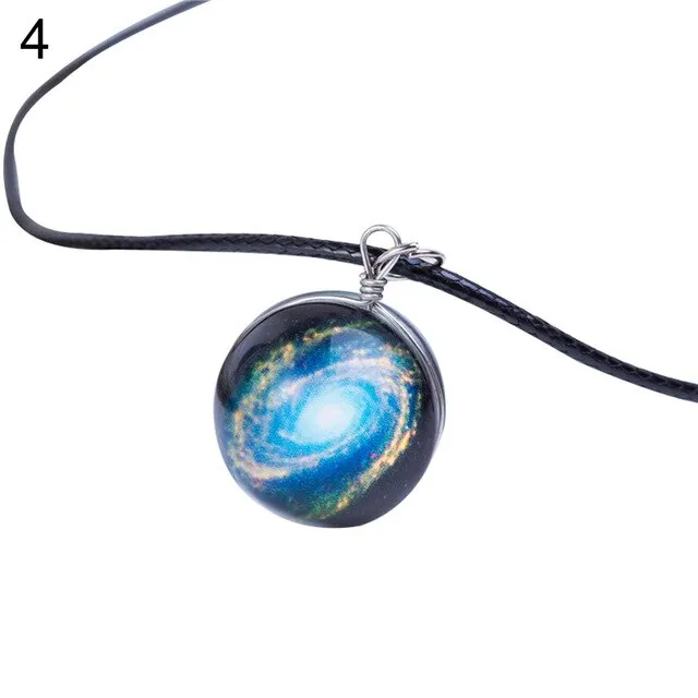 Unisex Dreamy Glass   Necklace