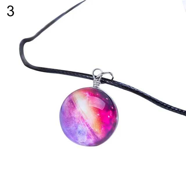 Unisex Dreamy Glass   Necklace