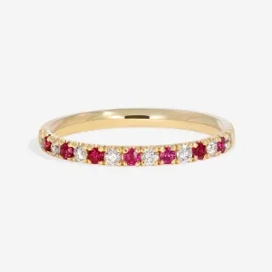 UTOPIA - Ruby Gold | Wedding & Eternity Ring