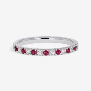 UTOPIA - Ruby White Gold | Wedding & Eternity Ring