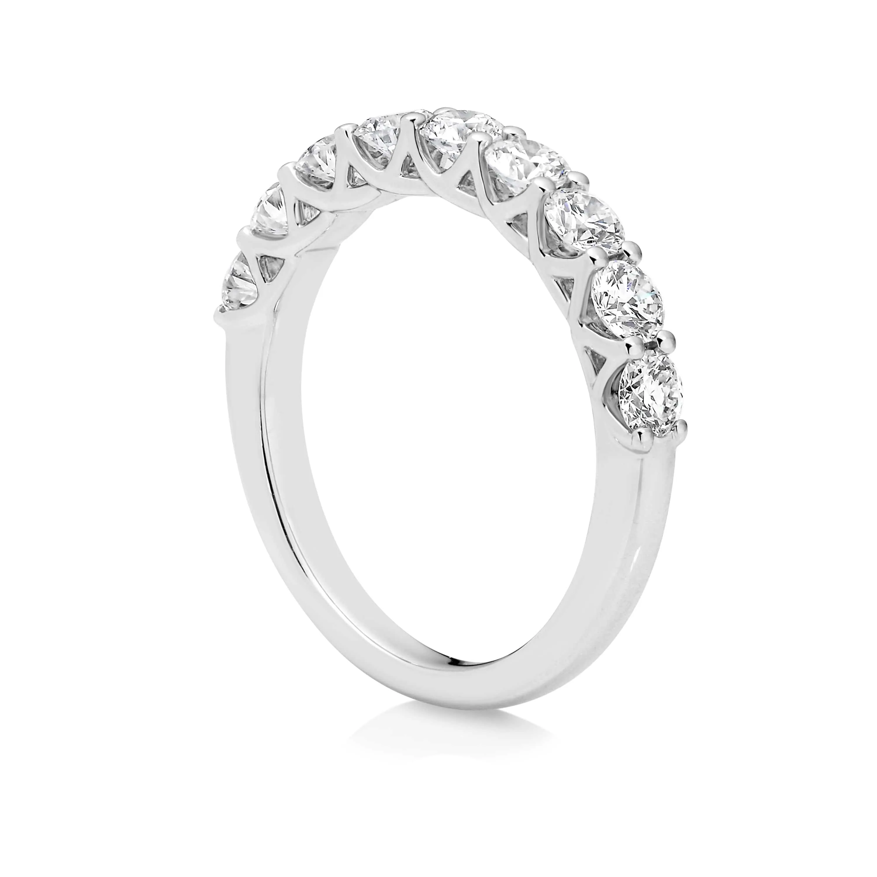 Vera | 9 Stone Round Brilliant Diamond Ring
