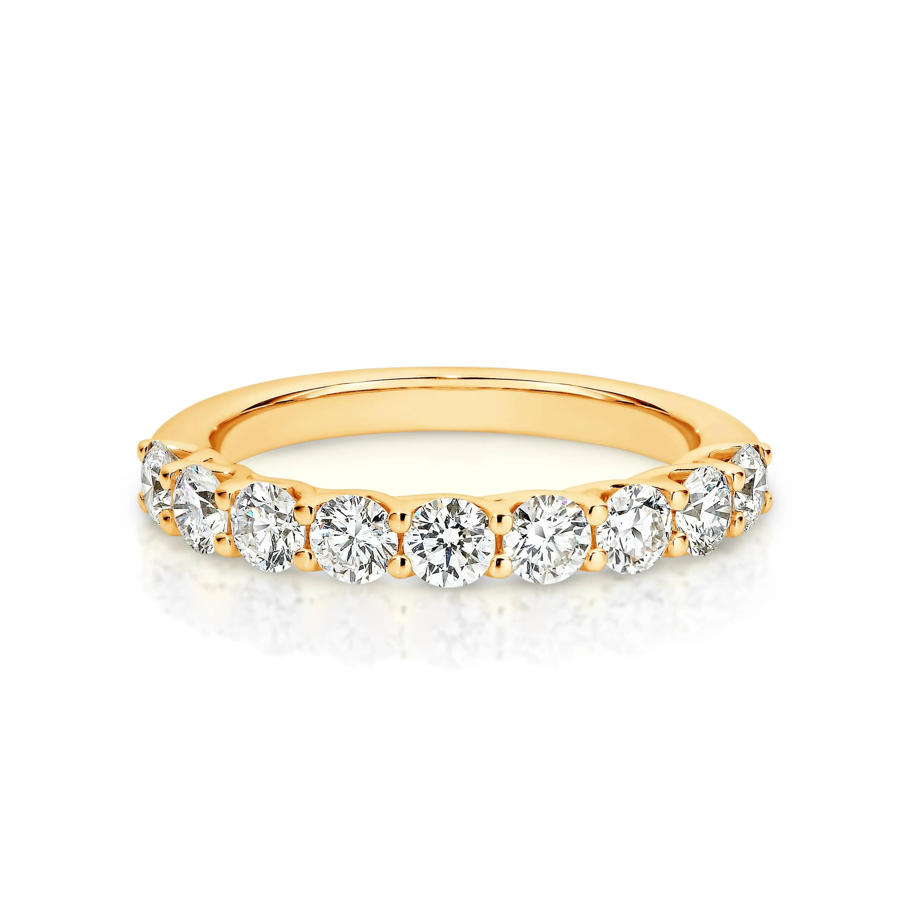 Vera | 9 Stone Round Brilliant Diamond Ring