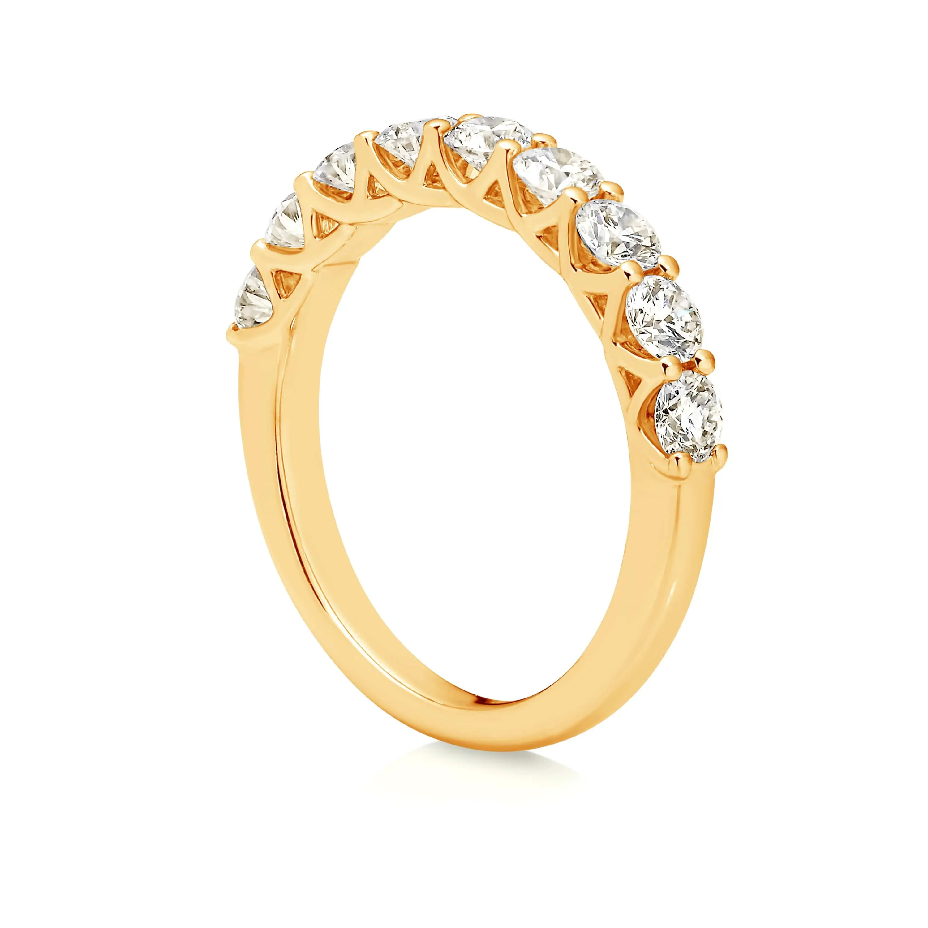 Vera | 9 Stone Round Brilliant Diamond Ring