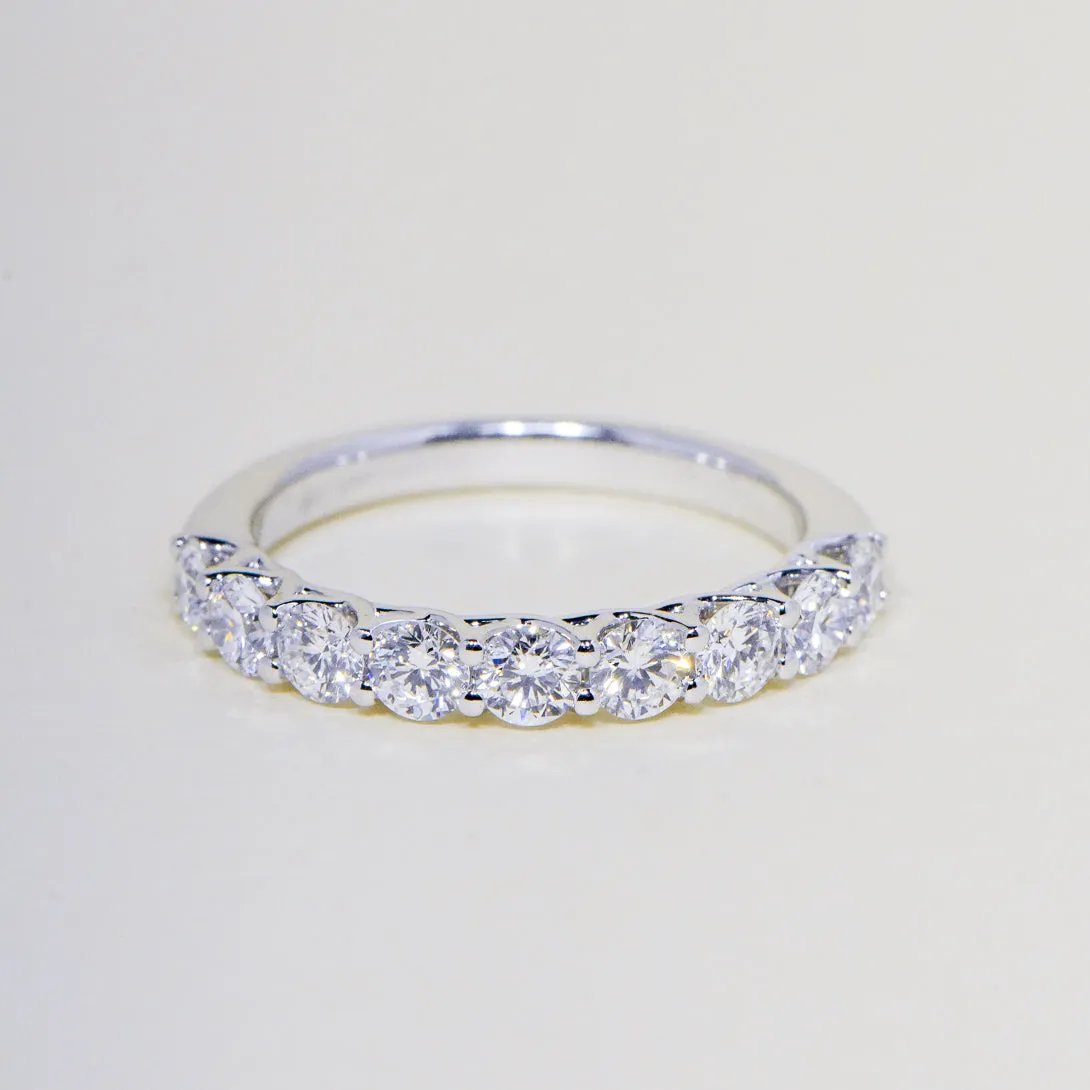 Vera | 9 Stone Round Brilliant Diamond Ring