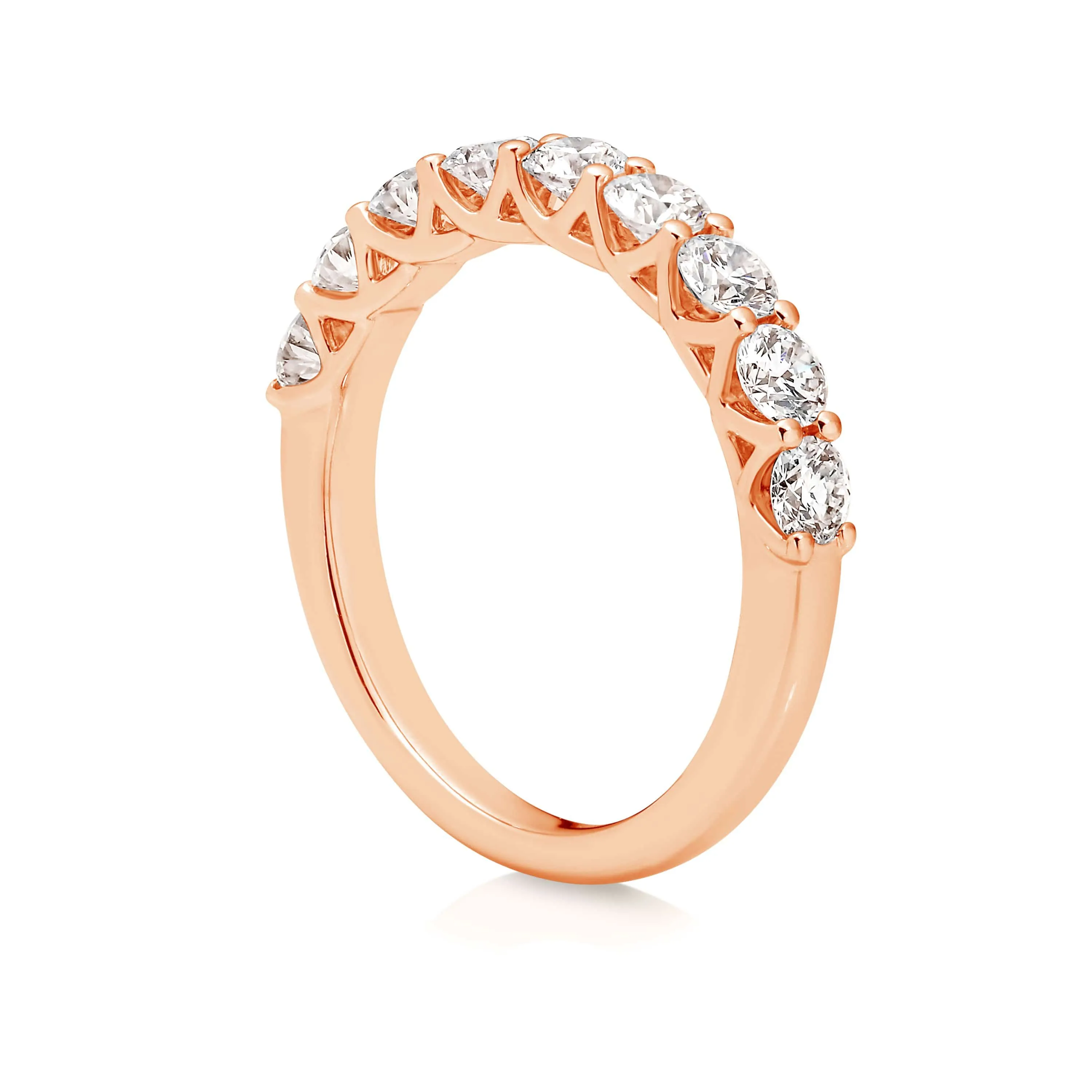 Vera | 9 Stone Round Brilliant Diamond Ring